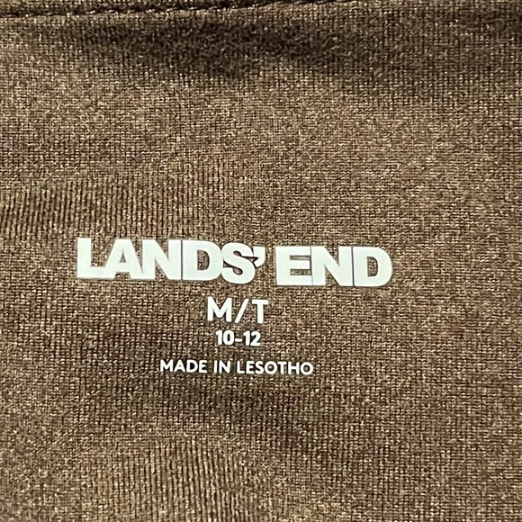 LANDS' END Women's Active Yoga pants, size M (10-12) Wide Waistband, Pull-on - Picture 2 of 7